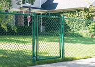 50X50mm PVC beschichtete oder galvanisierte Tennisplatz-Kettenglied-Zaun