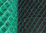Diamant-Form-Grün-überzogener Kettenglied-Zaun 50mm bis 70mm öffnende Größe