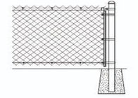 Galvanisierte Stahlkettenglied-Zaun-Spannungs-Band-Handelsklasse-Mehrfachverbindungsstellen-Größe