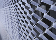 Dekorative gesponnene erweiterte Aluminiummaschen-leichte Fassaden-Umhüllung