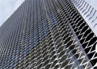Dekorative gesponnene erweiterte Aluminiummaschen-leichte Fassaden-Umhüllung