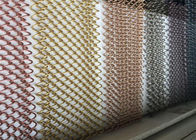 Buntes dekoratives Metallmaschen-Spulen-Drapierung, Kettenglied-Maschendraht-Vorhang
