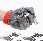 Geschnittene Edelstahl-AntiSchutzhandschuhe verdrahten Metall Mesh Cut Resistant Breathable