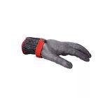 Beständiger geschnittener Finger-Antimetzger Gloves der Sicherheits-Edelstahl-Metallmaschen-5