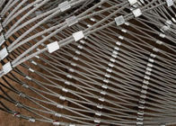 Hervorragendes X neigen horizontale/Vertikale Kabel-Metallmasche die für Architektur