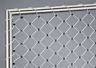 Dauerhaftes Edelstahl-Drahtseil-Maschen-Netz, 1.2mm bis 3.2mm X neigen Kabel-Masche
