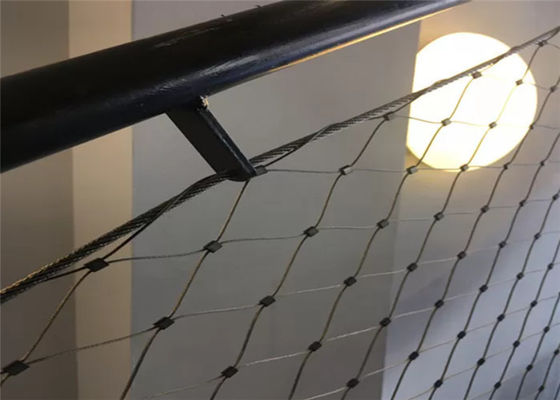 2.0MM Treppenhaus-Einfüllen-Balustraden-Sicherheits-Geflecht außen/dekorative Kabel-Innenmasche