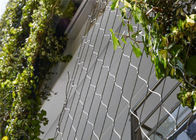 70x120mm flexibles dekoratives Edelstahl-Drahtseil Mesh For Green Plant Climbing
