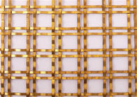 Gesponnenes 0.3mm dekoratives Architekturmetall Mesh For Building Facade Cladding