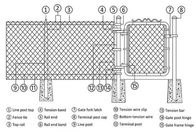 6ft x 100ft galvanisiertes Stahlkettenglied-Gewebe mit Salband Knuckled 11ga 2&quot; X2“
