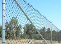 Galvanisiertes PVC beschichtete Gewebe-Draht Mesh Diamond Hole Cyclone 1,8 M Chain Link Fence
