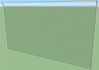 9 Messgerät X 2&quot; Kettenglied-Zaun Fabric Galvanized Material für Tennisplätze