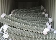 48&quot; Kettenglied Mesh Fence Galvanized Silver Coated X 100“