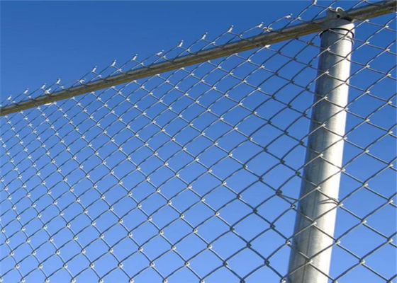 nicht rostende 3.0mm Diamond Wire Mesh Fence Cyclone Kette Mesh Fencing