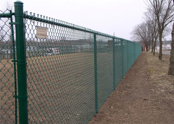 3.0mm 50*50mm Landstraße galvanisierter Kettenglied-Zaun Corrosion Proof