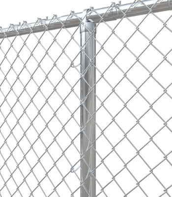 2.4m hohes galvanisiertes PVC beschichtete Kettenglied Mesh Fence Sun Resistance