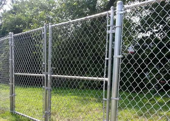 Galvanisierter 2-3mm Draht-Diamond Chain Link Fence-Korrosions-Schutz