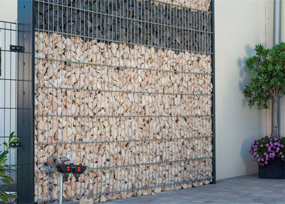75x75MM öffnende geschweißte Draht Gabions-Masche für Garten-Dekorations-Wand
