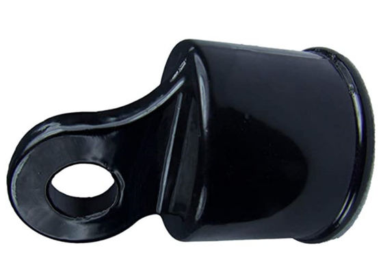 Schwarzpulver beschichtetes Spitzenschienen-Ende für Kettenglied-Zaun mit 1 5/8" Faden-Größe