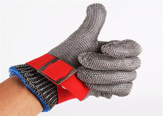 Schutzhandschuhe des Edelstahl-SS304, Metallmaschen-Handschuhe für den Schnitt